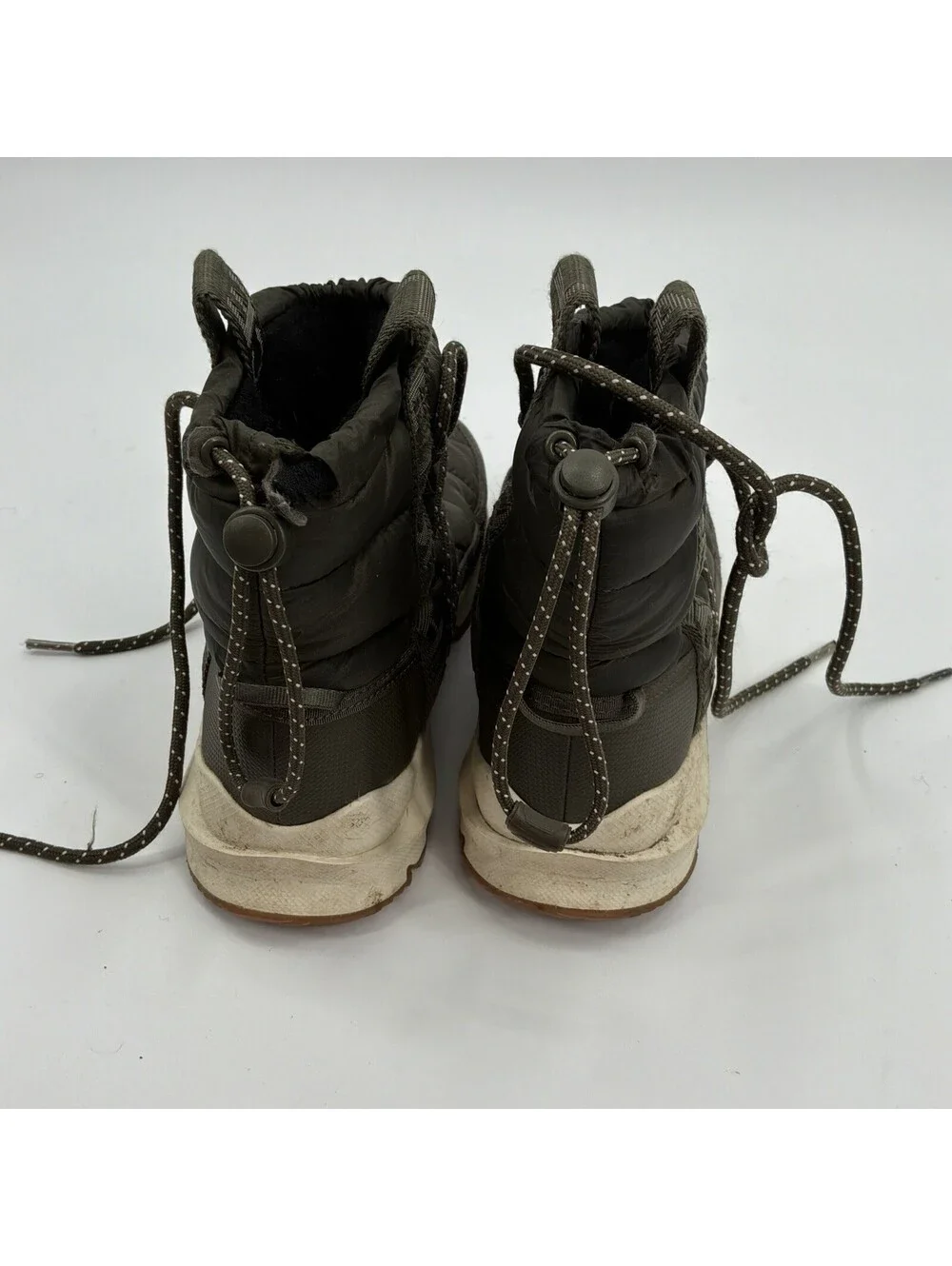 The North Face Green Thermoball Lace-Up Boots Womens Size 7